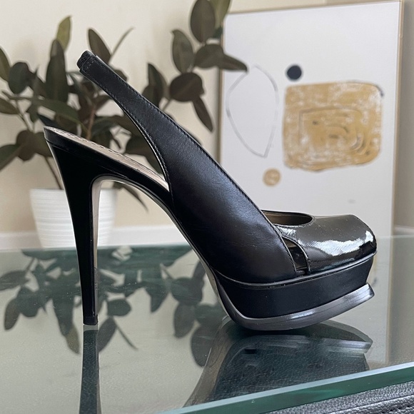 bebe Shoes - bebe Patent Leather Slingback
